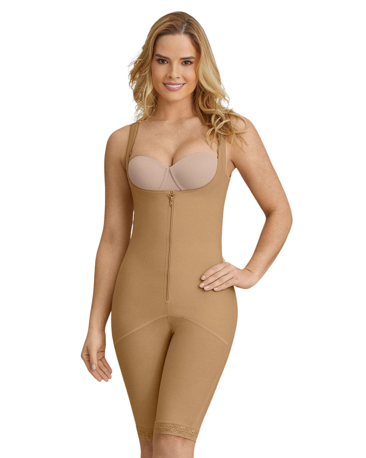 Slimming Braless Body Shaper with Thighs Slimmer