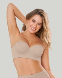 Sacaro S.A. - Brasier strapless de Leonisa . Estilo 71318. Realce medio.  Precio $37.00