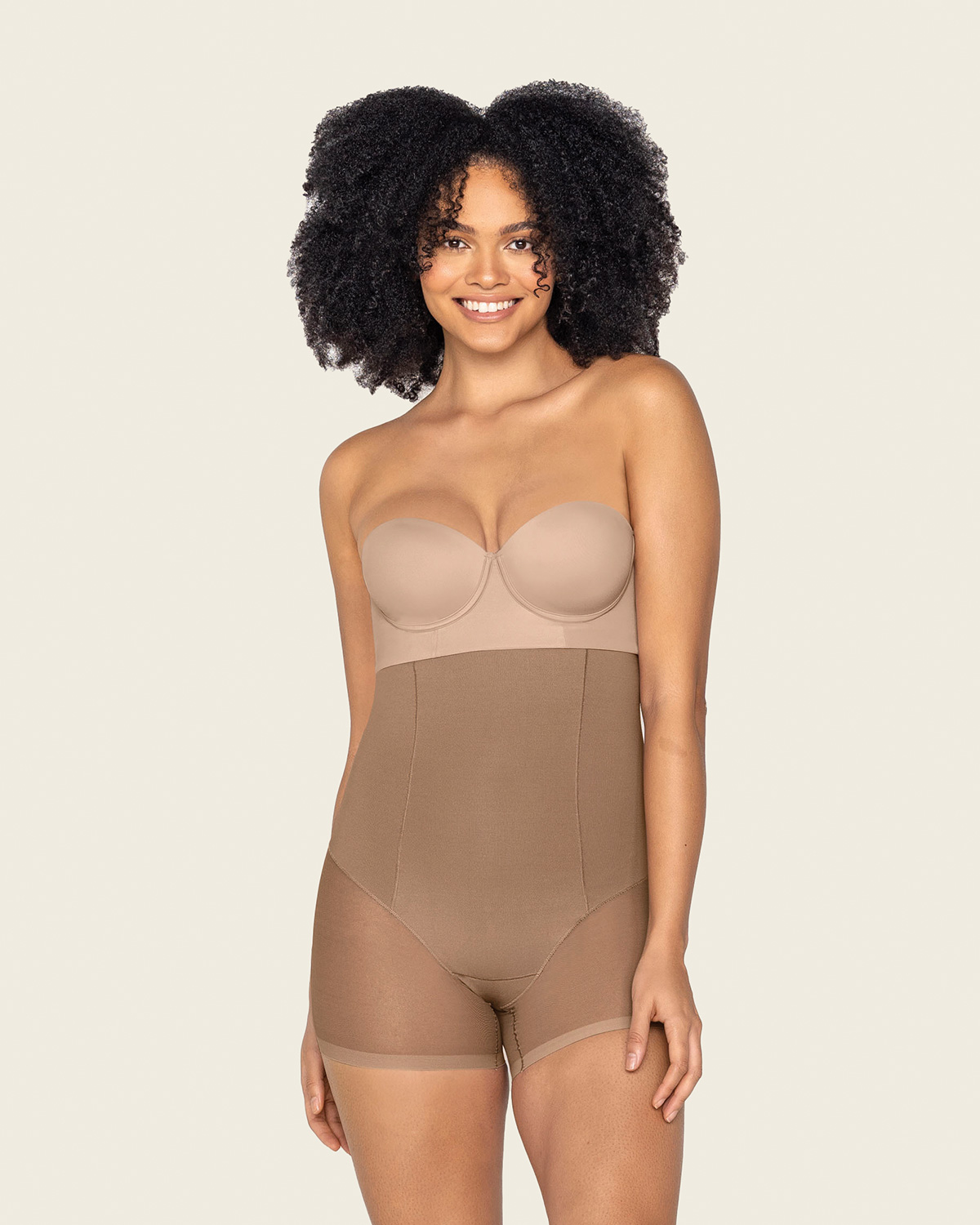 Comprar braga faja Leonisa Efecto tanga Invisible en color piel