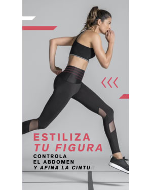 Activelife High Waisted Mesh Shaper Legging Leonisa Europe