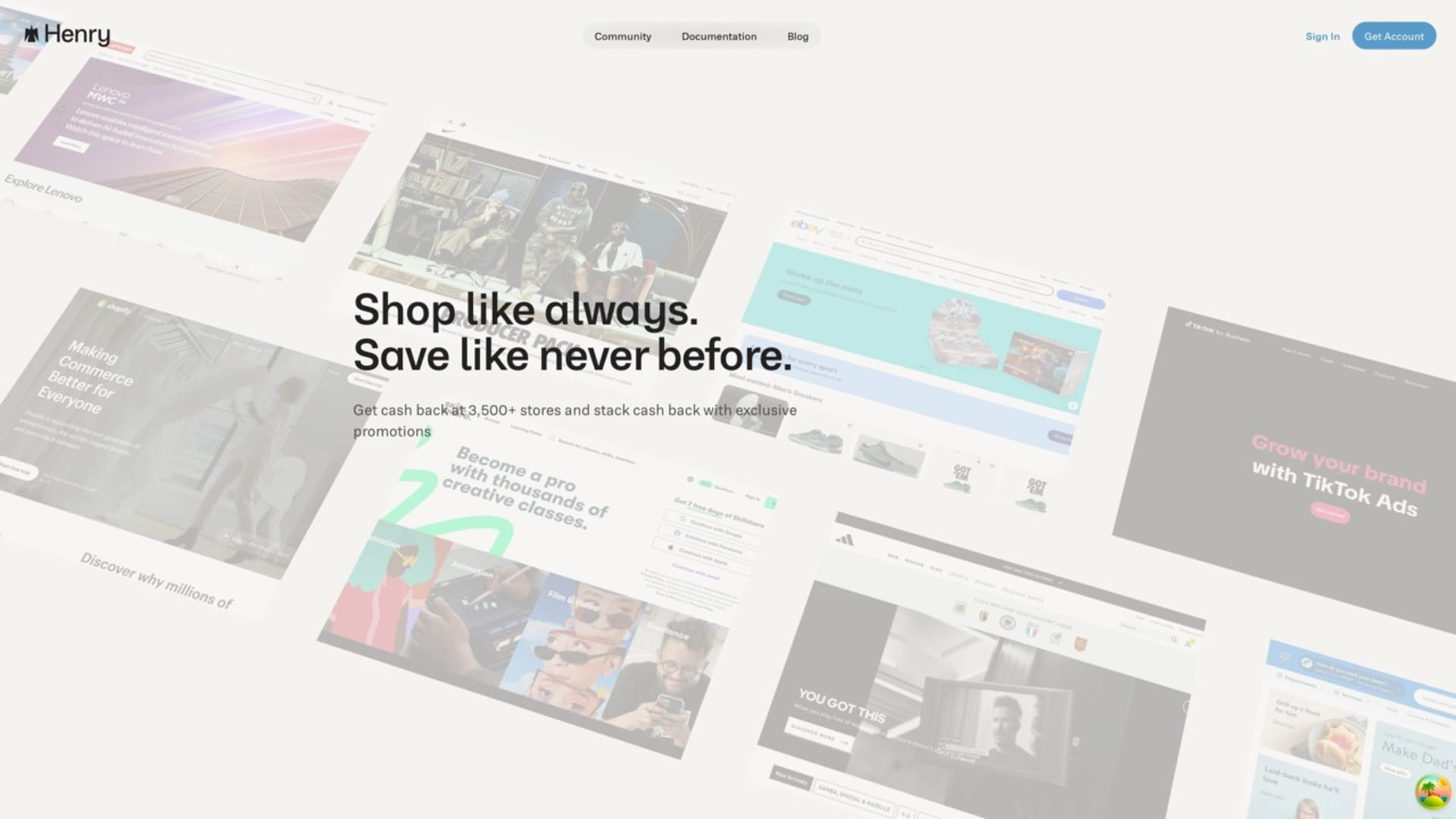 Henry.social web screenshots 2