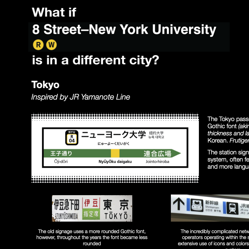 NYU Station: A Global Wayfinding Redesign