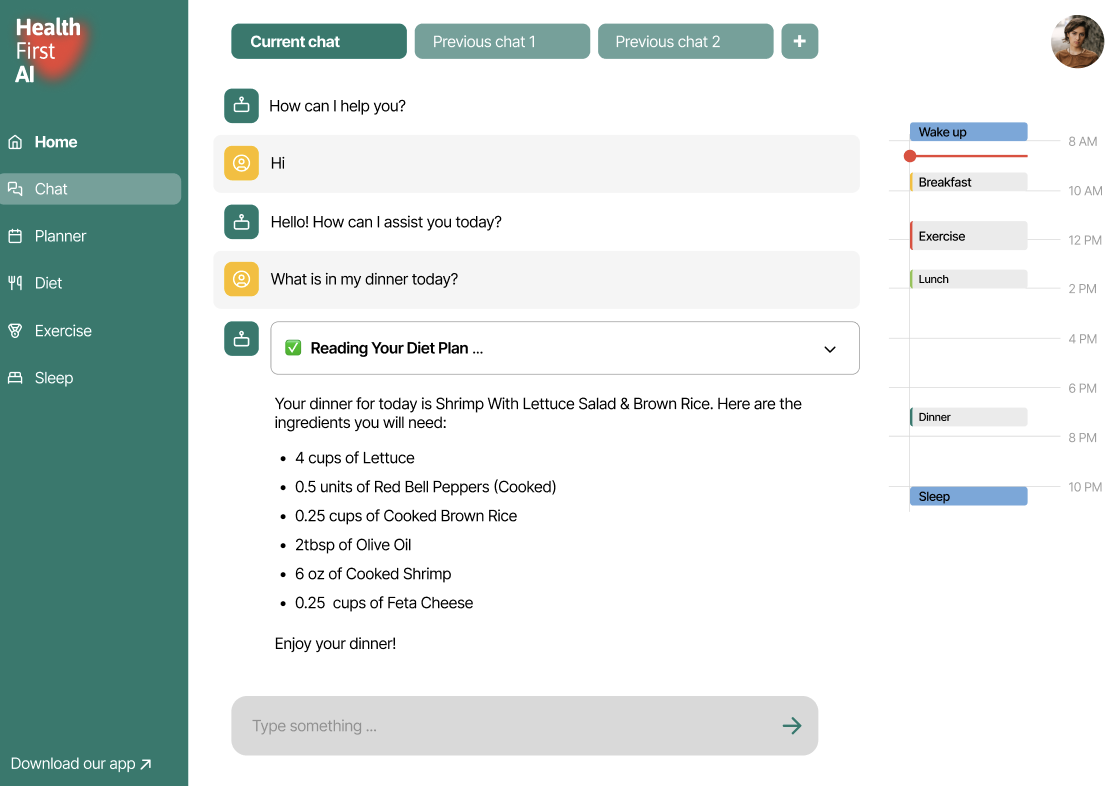 HealthFirst AI product design