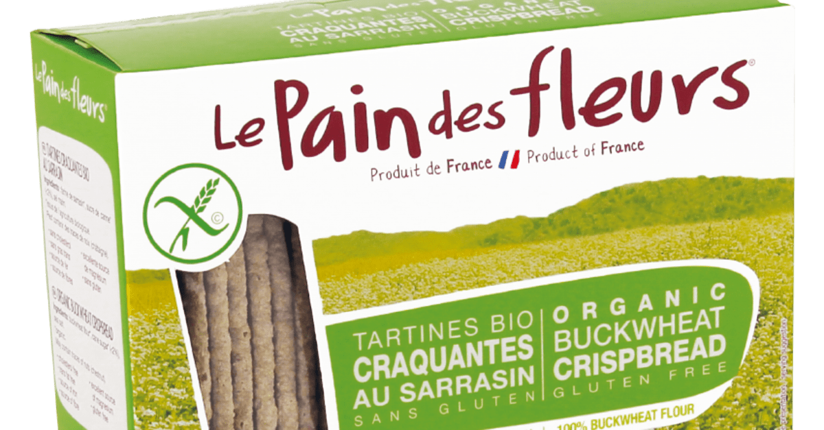  Le Pain Des Fleurs Organic Buckwheat Crispbread