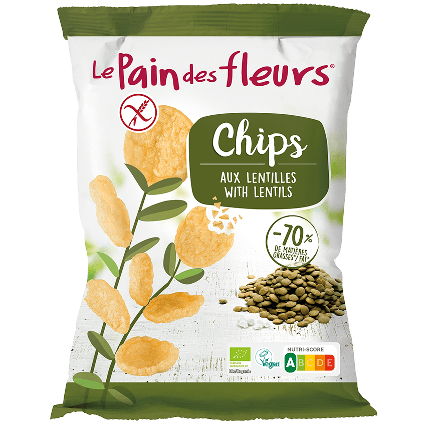 Bio Pop-Chips grüne Linsen