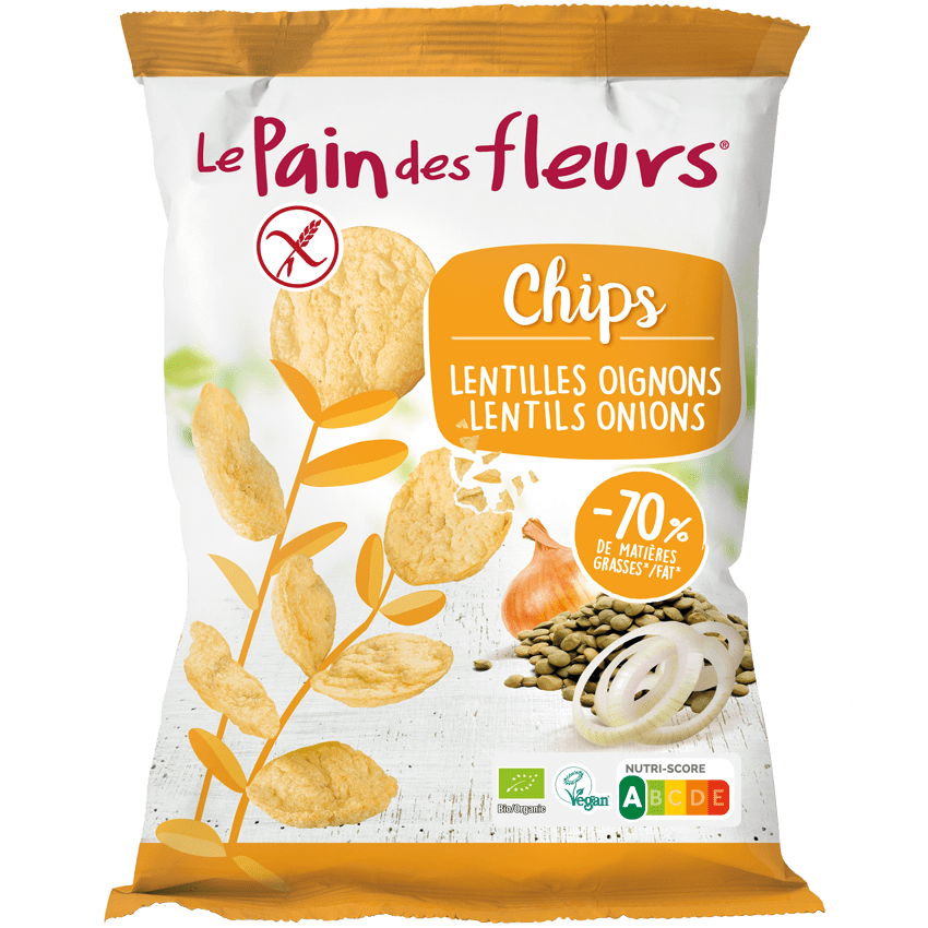 Organic Lentil & Onion Crisps