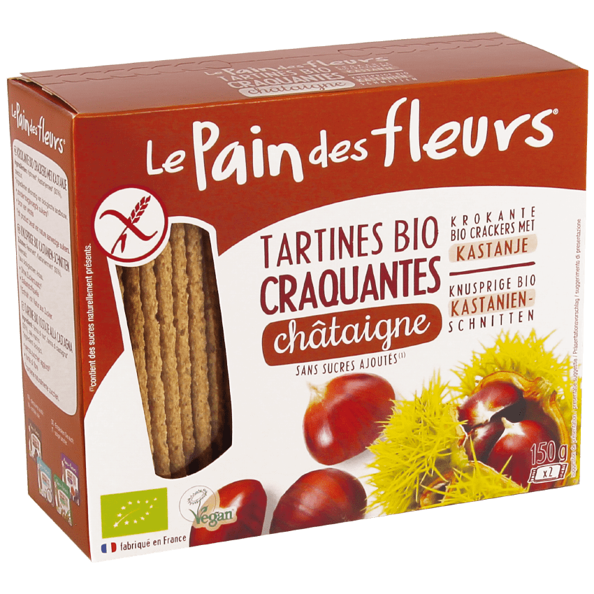 Tartines Craquantes Bio A La Chataigne Le Pain Des Fleurs