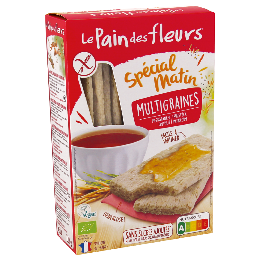 Tartines Craquantes Bio Special Matin Multigraines Le Pain Des Fleurs