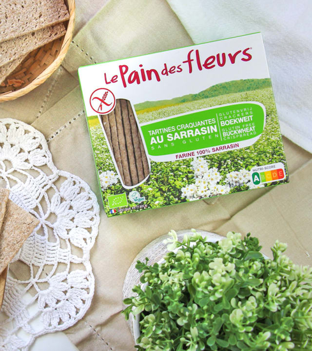 La Pain des Fleurs: organic and gluten-free crispbreads - Ekibio