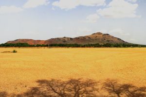 Mountain on the Other Side of a Dried River