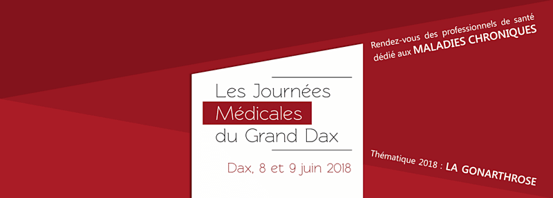 Rendez-vous les 8 et 9 juin 2018 pour « Les journées Médicales Du Grand Dax »