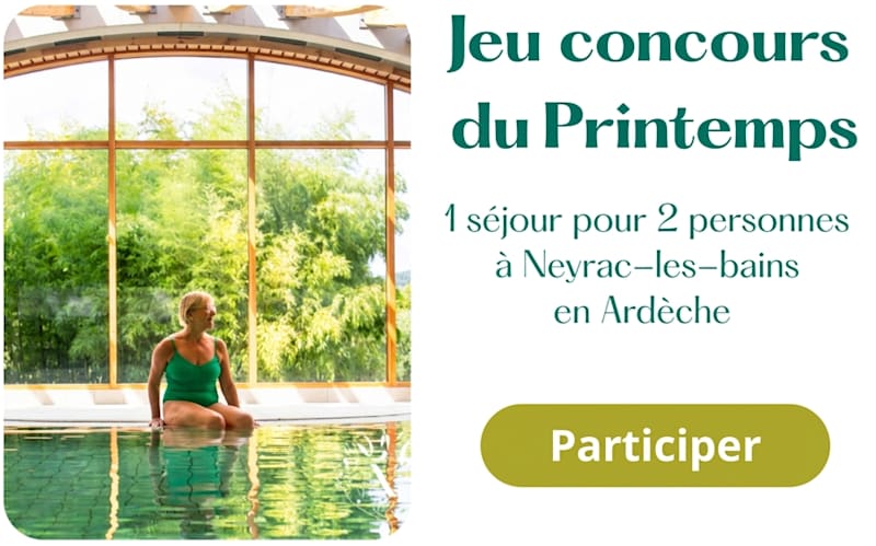 Jeu Concours LesCuristes.fr - Tentez de gagner un séjour thermal pour 2 personnes aux thermes de Neyrac-les-bains