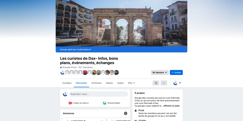 groupes facebook d'entraide entre curiste Grand Dax