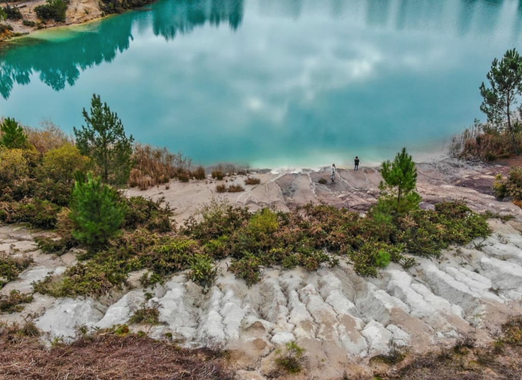 tourisme jonzac, lac bleu de trouverac