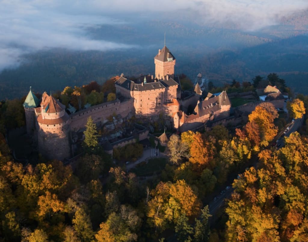 tourisme contrex&eacute;ville, chateau du haut koenigsbourg