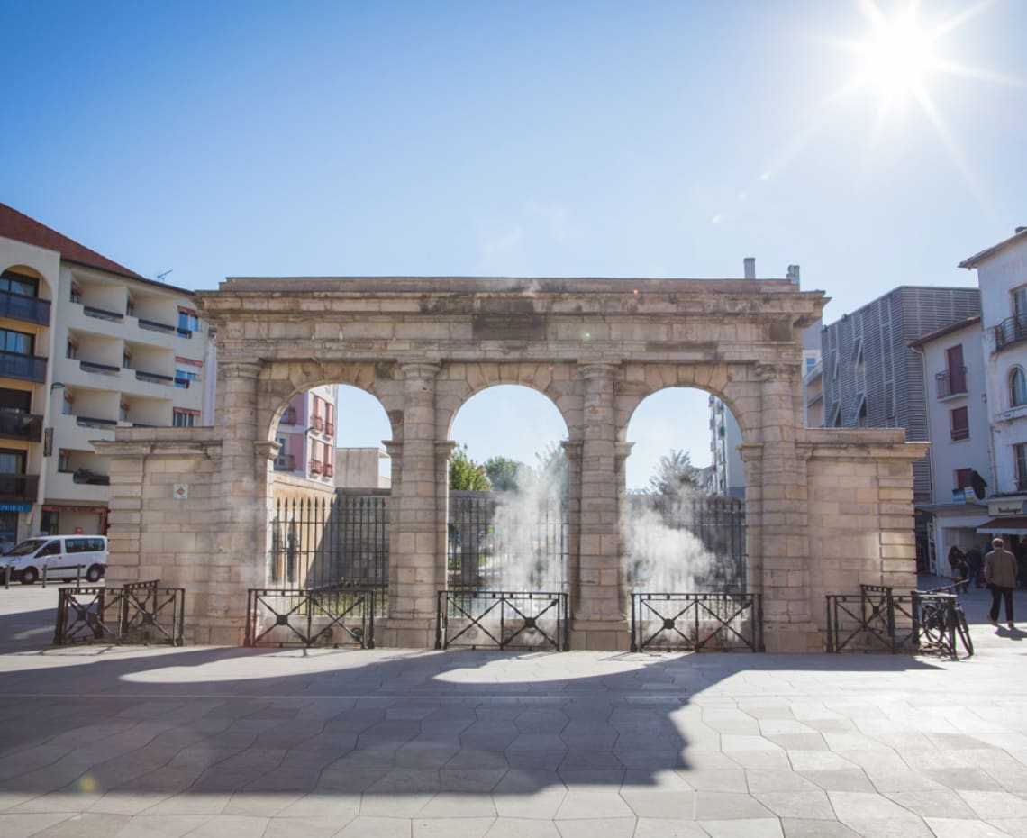 tourisme dax, la fontaine chaude