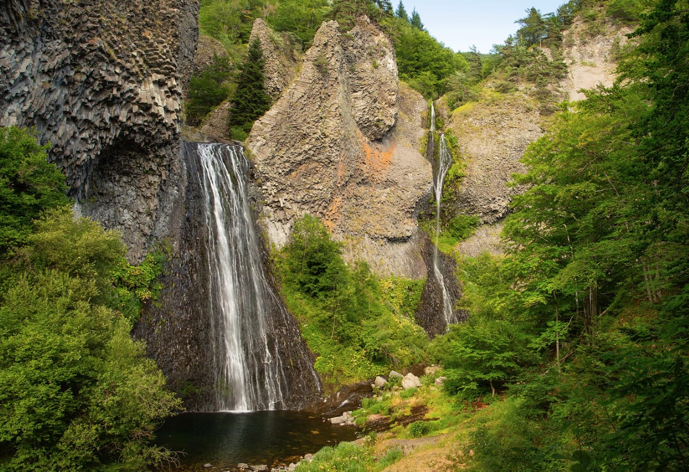 tourisme neyrac les bains, cascade du ray pic
