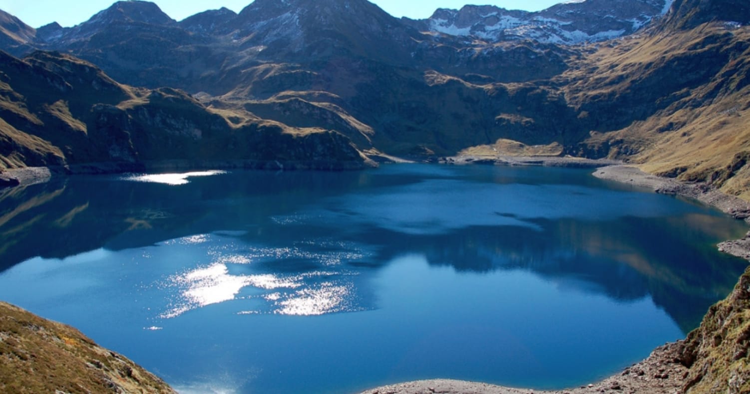 tourisme Barèges Sers Barzun, lac bleu beaucens