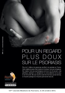 france psoriasis - campagne pub