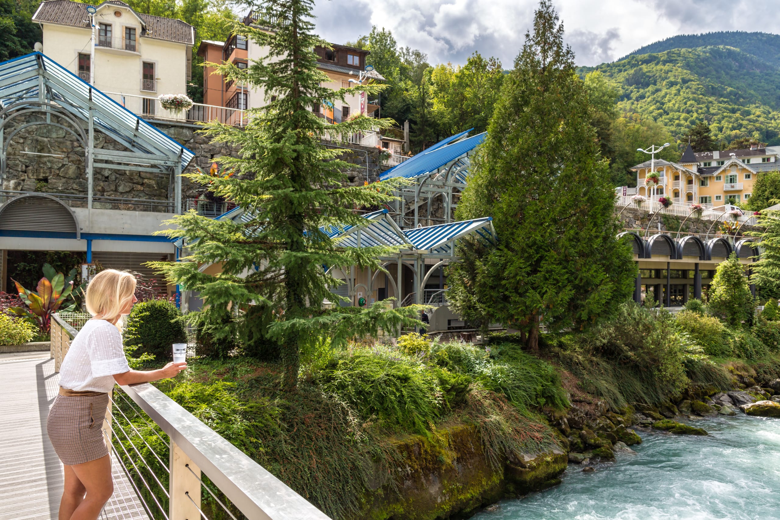 Fa&ccedil;ade des Thermes de Brides-les-Bains en Savoie