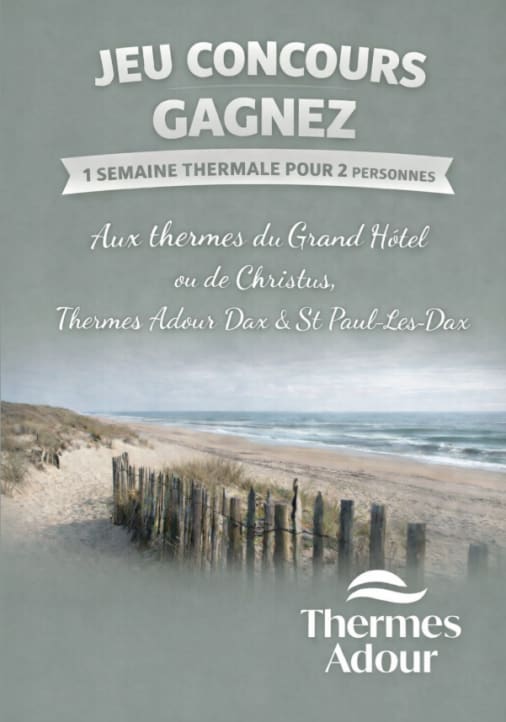 Couple profitant d’une mini-cure thermale aux Thermes de Dax, avec soins et détente