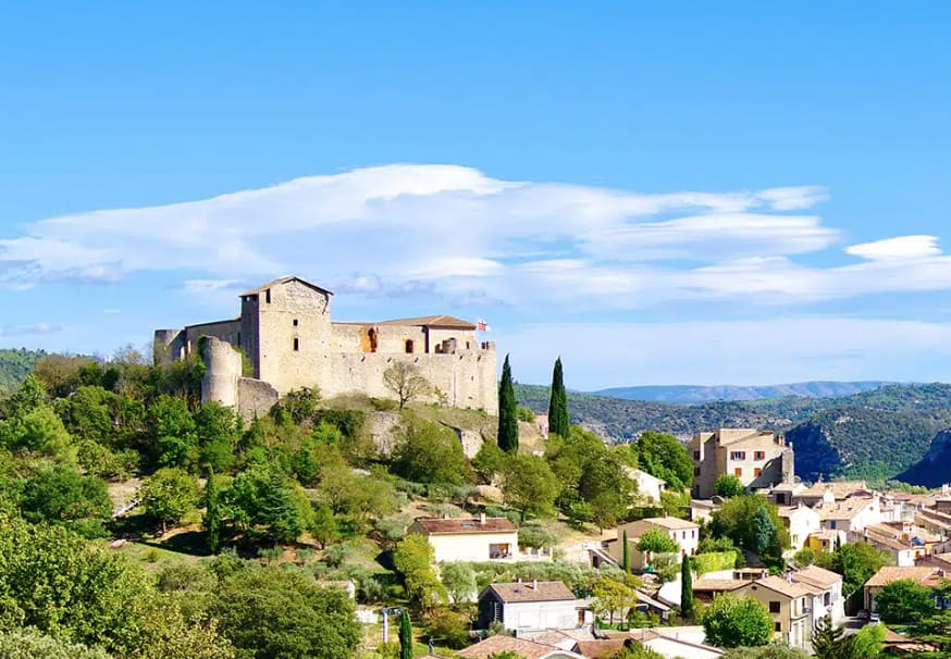tourisme gréoux les bains, chateau des templier