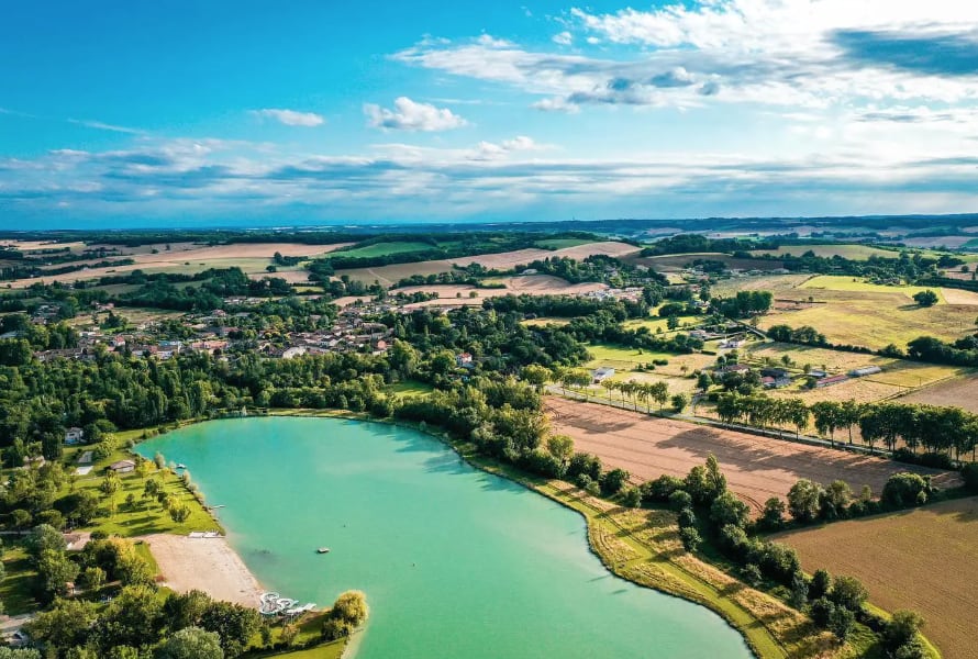 tourisme le boulou, lac de l'uby