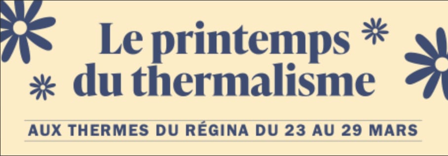 Logo Printemps du Thermalisme 2026 aux Thermes du R&eacute;gina &agrave; Dax