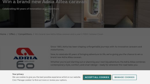 Adria Altea Caravan