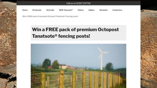 Pack Of Premium Octopost Tanatsote Fencing Posts