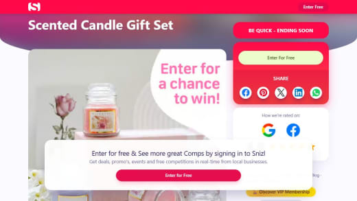 Wild & Free Floral Scented Candle Gift Set