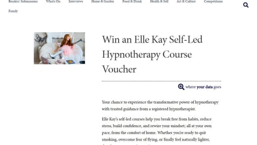 Elle Kay Self-Led Hypnotherapy Course Voucher
