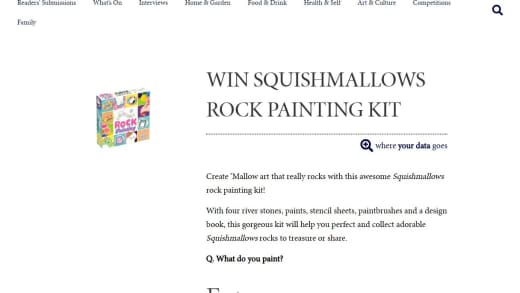 Squishmallows Rock Painting Kit