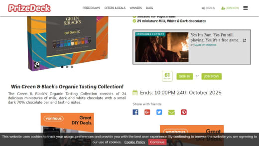 Green & Black's Organic Chocolate Collection