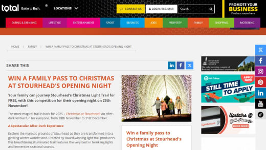 Family Pass To Christmas At Stourhead