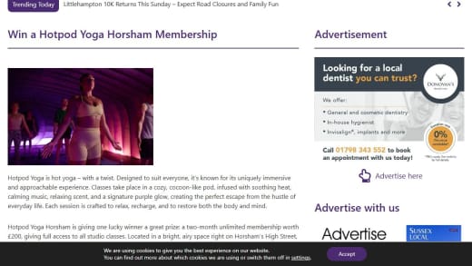 Hotpod Yoga Horsham Membership
