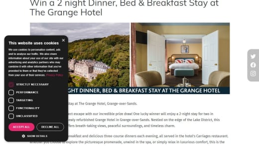 Two-Night Bed and Breakfast Stay
