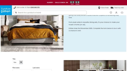 Furniture Village Voucher