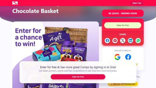 Cadbury Classic Chocolate Basket