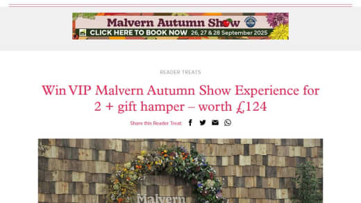Malvern Autumn Show Experience