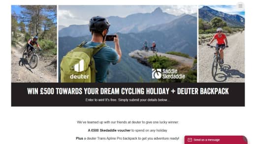 Skedaddle Holiday Voucher And Backpack
