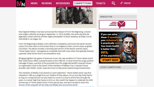 Win Mötley Crüe Singles Collection LP Mötley Crüe Singles Collection LP