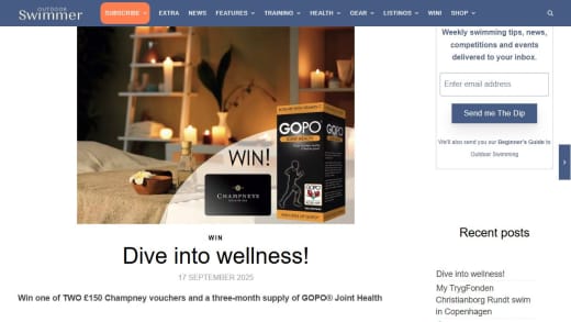 Champneys Voucher And Gopo Joint Health