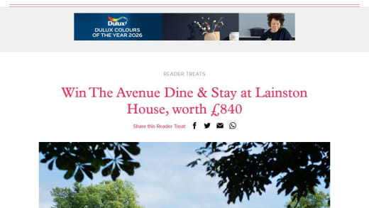 Avenue Dine & Stay Package