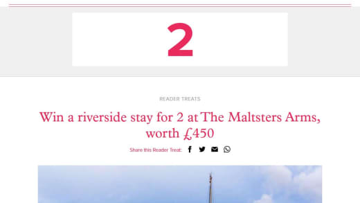 Riverside Stay at The Maltsters Arms