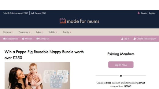 Peppa Pig Reusable Nappy Bundle