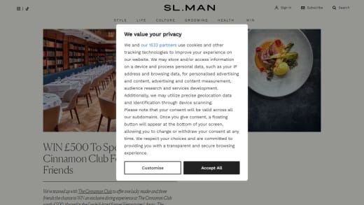 Win Exclusive Dining Experience Voucher Exclusive Dining Experience Voucher