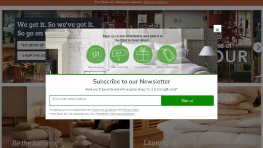 Dunelm Gift Card