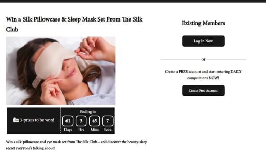 Silk Pillowcase and Sleep Mask Set