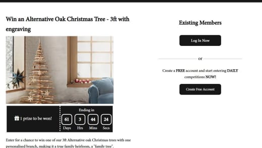 Alternative Oak Christmas Tree